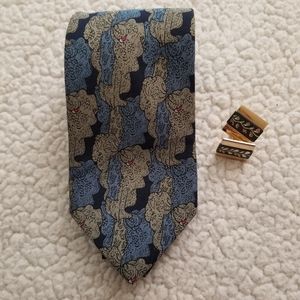 Silk Tie & Cuff Links